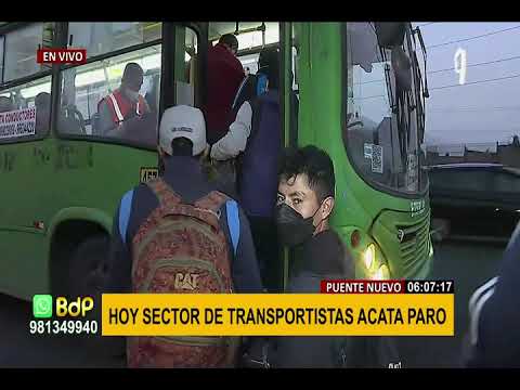 Lima: Se registra paralización parcial de transporte en diferentes zonas (4/4)