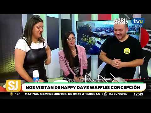 Happy Days Waffles: calidad belga en el corazón de Concepción