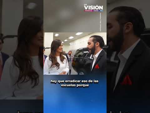 Nayib Bukele afirma que no permiten la ideología de género en escuelas de El Salvador