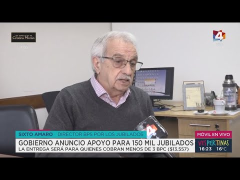 Vespertinas - Sixto Amaro: 150 mil jubilados recibirán como apoyo una canasta básica