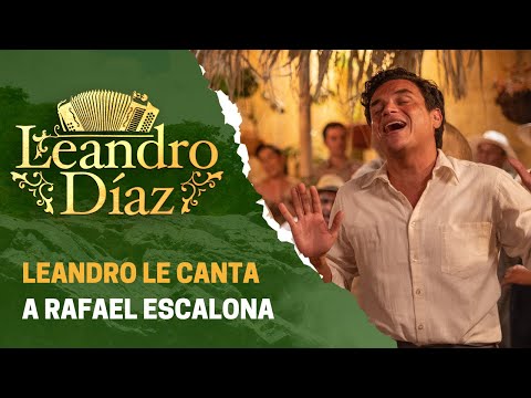 Leandro le muestra su talento musical a Rafael Escalona | Leandro Díaz