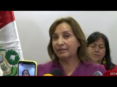 Presidenta Boluarte asegura que llamadas extorsivas serán interceptadas