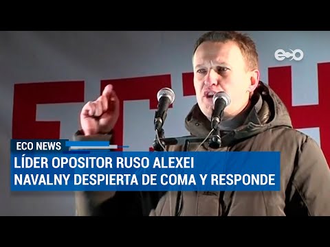Líder opositor ruso Alexei Navalny despertó del coma y responde | ECO News