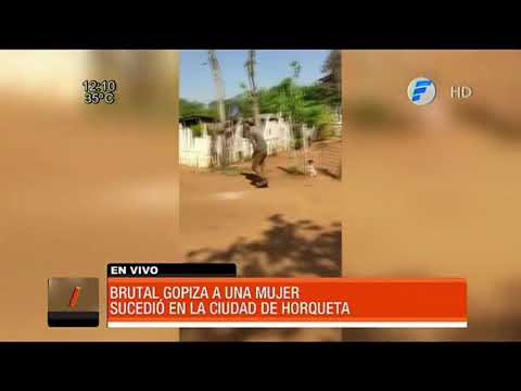 Brutal golpiza a una mujer en la ciudad de Horqueta