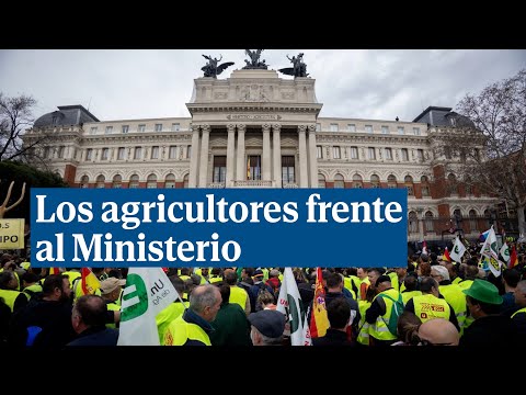 Finaliza la tractorada de Madrid tras llegar al Ministerio de Agricultura
