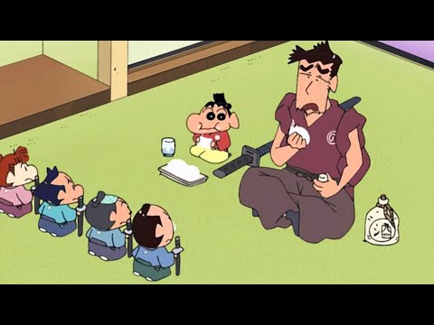 Shin Chan en Español | ¡Eh! Que somos los samurais Nohara.