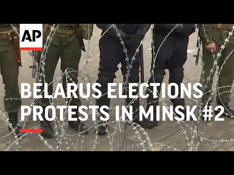 Vast protest in Minsk keeps up pressure on Belarus president