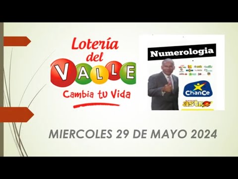 PRONÓSTICOS Y RESULTADOS LOTERIA DEL VALLE MIERCOLES 29 DE MAYO 2024