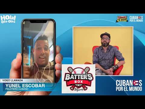Pelotero cubano Yunel Escobar habla de Batter's Box y desmiente relación con nieto de Raúl Castro