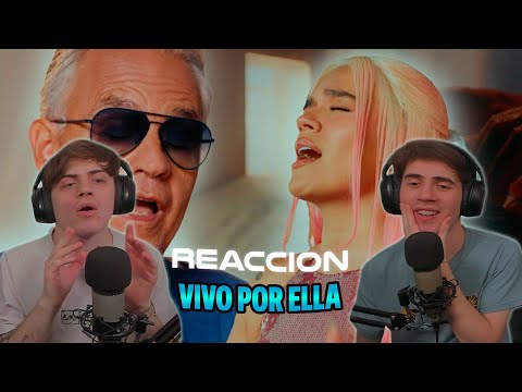 ARGENTINOS REACCIONAN A ANDREA BOCELLI & KAROL G - VIVO POR ELLA (OFFICIAL VIDEO)