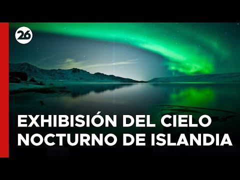Impresionante exhibición del cielo nocturno de Islandia