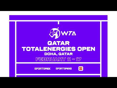Watch WTA | Totalenergies Open, Doha | Feb.11 - 17 | on SportsMax, SportsMax2 and the SportsMax App!