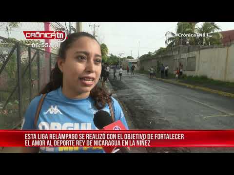 Jóvenes del barrio San José Oriental disfrutan de liga de béisbol - Nicaragua