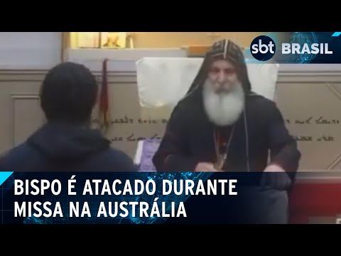Adolescente invade altar e esfaqueia líder religioso | SBT Brasil (15/04/24)