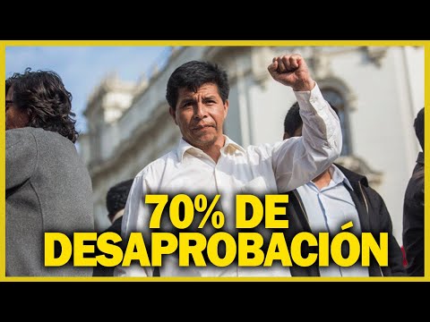 Encuesta IEP: La desaprobación del presidente Castillo sube a 70%