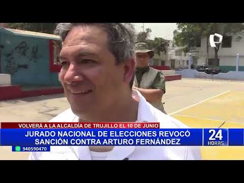 Arturo Fernández sobre su retorno a la alcaldía de Trujillo: El pueblo lo pide