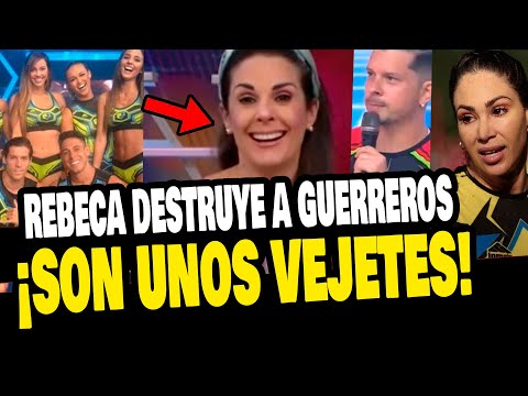 REBECA ESCRIBENS DESTRUYE A GUERREROS Y LOS LLAMA VEJETES QUE NO FUNCIONAN