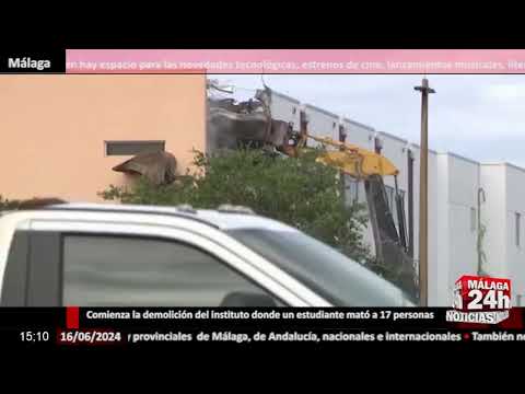 Noticia - Comienza la demolición del instituto donde un estudiante mató a 17 personas