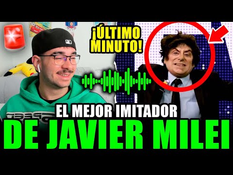 reacción a el imitador peruano carlos alvarez imita a milei