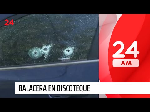 Balacera dejó una persona fallecida y otra herida de gravedad | 24 Horas TVN Chile