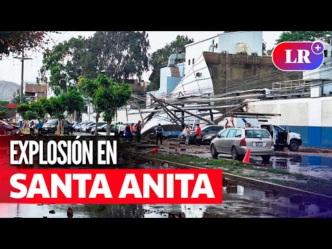 Reportan EXPLOSIÓN en FÁBRICA ubicada cerca del MALL DE SANTA ANITA | #LR