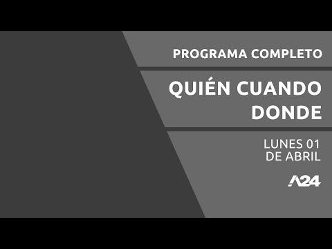 FUGA DE PRESOS en SAN TELMO + HOGAR SIAND #QuiénCuándoDónde PROGRAMA COMPLETO 01/04/2024