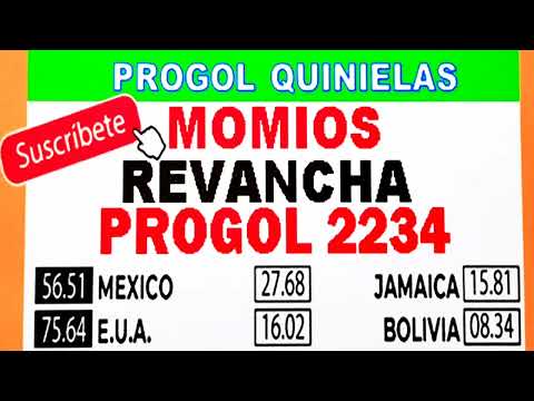 Momios Revancha  Progol 2234 | Progol Revancha 2234 Momios | Progol 2234 Momios  | #progol2234