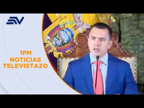 Presidente Noboa habla sobre el saneamiento de las cárceles del país | Televistazo | Ecuavisa
