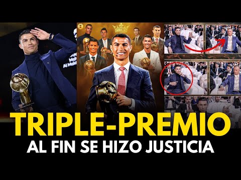 TRIPLE PREMIO para CRISTIANO RONALDO en los GLOBE SOCCER AWARDS 2024 • Se hizo JUSTICIA con HAALAND