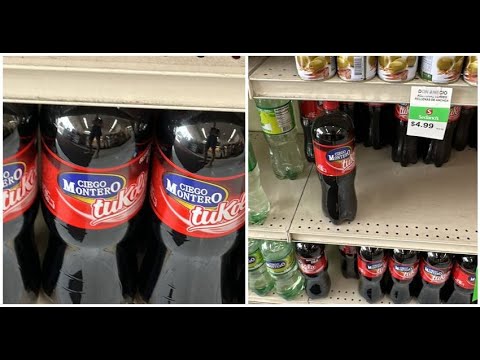 Polémica por refrescos Ciego Montero como los de Cuba a la venta en supermercado de Miami