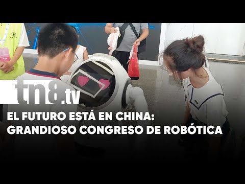 ¡Parecen humanos! Innovación en Conferencia Mundial de Robots en China