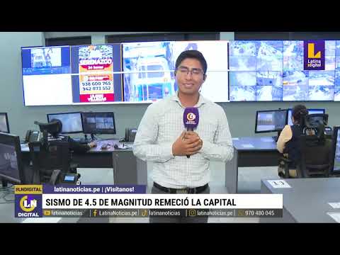 Temblor en Lima: Sismo de 4.5 de magnitud remeció la capital