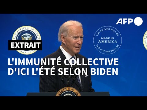 Biden: les Etats-Unis proches de l'immunité collective d'ici l'été | AFP