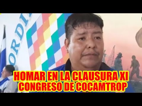 HOMAR EN LA CLAUSURA DE LA XI CONGRESO DE LA COCAMTROP...