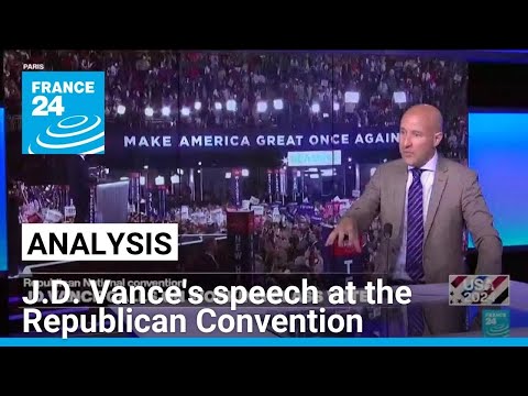 Takeaways from J.D. Vance's speech at the Republican Convention • FRANCE 24 English