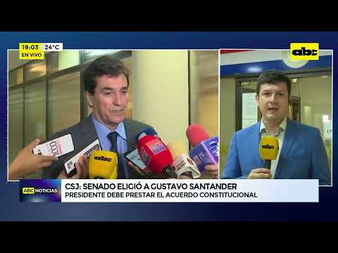 Senado designa a Gustavo Santander nuevo ministro de la Corte Suprema