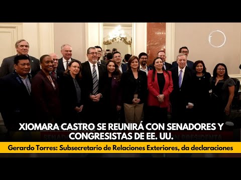 Xiomara Castro se reunirá con senadores y congresistas de EE. UU.