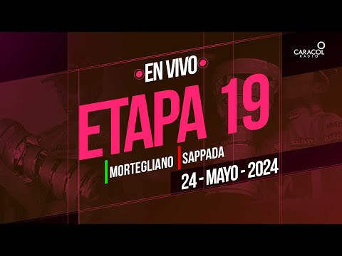 Giro de Italia 2024 EN VIVO: Etapa 19/ de 157 kilómetros entre MORTEGLIANO y SAPPADA