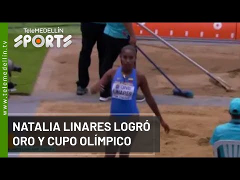Natalia Linares logró oro y cupo Olímpico - Telemedellín