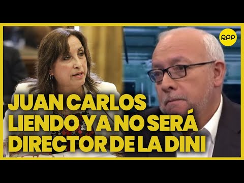 Juan Carlos Liendo presenta su renuncia al cargo de director de la DINI