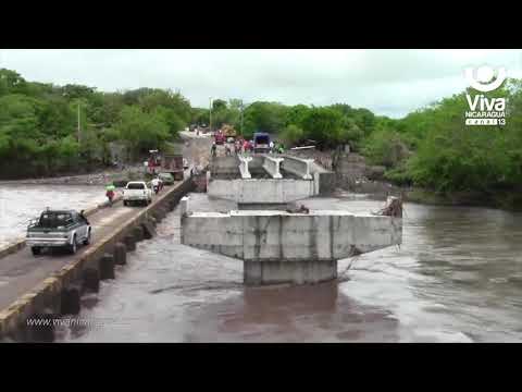 Restablecen paso del puente El Recreo en Boaco liberando el tránsito
