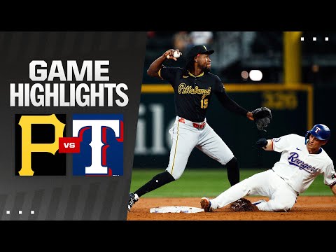 Pirates vs. Rangers Game Highlights (8/21/24) | MLB Highlights