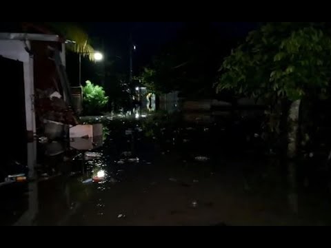 Familias evacuadas en San José La Máquina