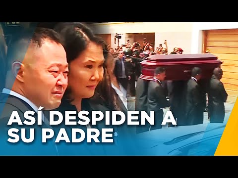 Keiko y Kenji Fujimori rompen en llanto al despedirse de su padre Alberto Fujimori