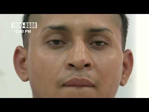 Policía Nacional presenta al hombre que privó de la vida al joven Dereck Gómez Tijerino