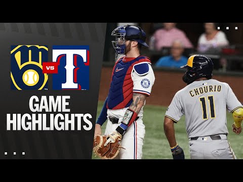 Brewers vs. Rangers Game Highlights (9/9/25) | MLB Highlights