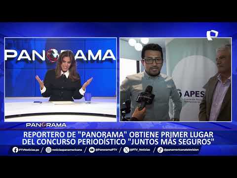 Reportero de Panorama gana concurso periodístico “Juntos más seguros”