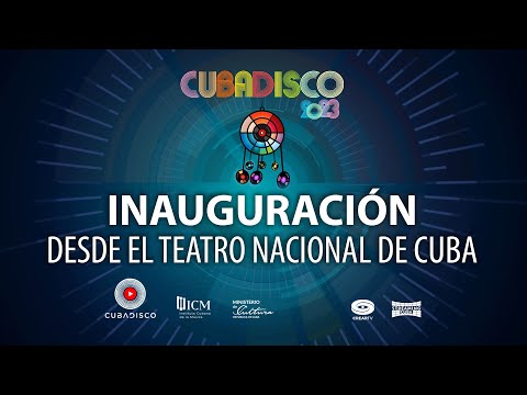 Inauguración CUBADISCO 2023, Sala Covarrubias del Teatro Nacional de Cuba.