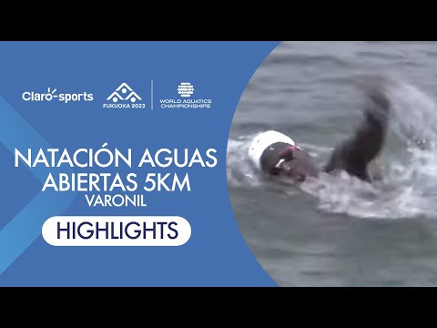 Highlights | Mundial de Natacio?n Fukuoka 2023 | Natacio?n aguas abiertas 5km varonil