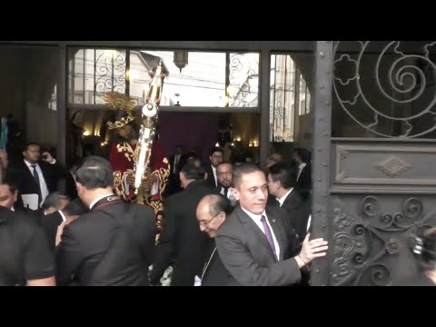 #EnVIvo Procesión de Traslado Jesús de la Humildad de Antigua Guatemala, Palacio Nacional de la Cult